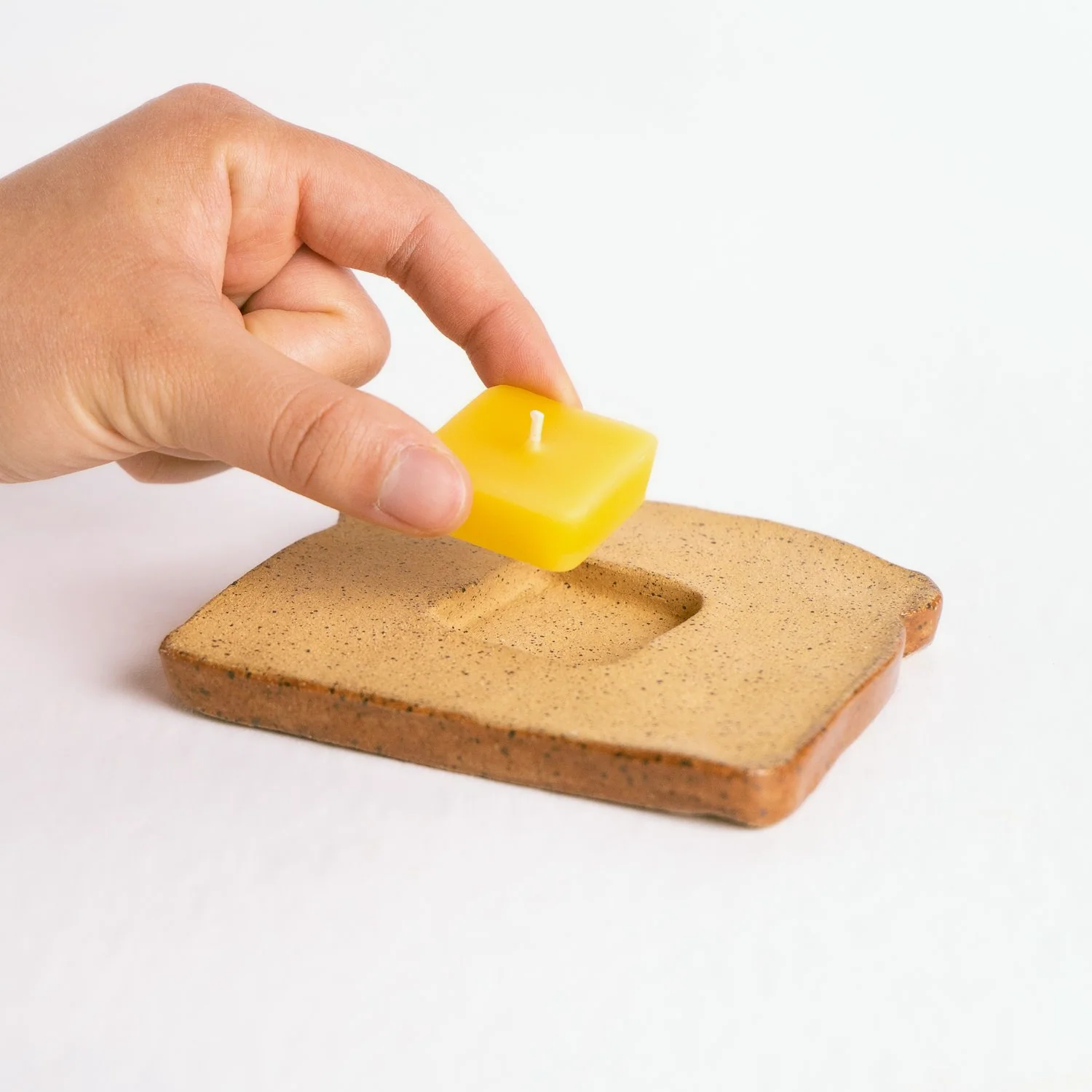 Ceramic Toast Candle Holder - Image 3