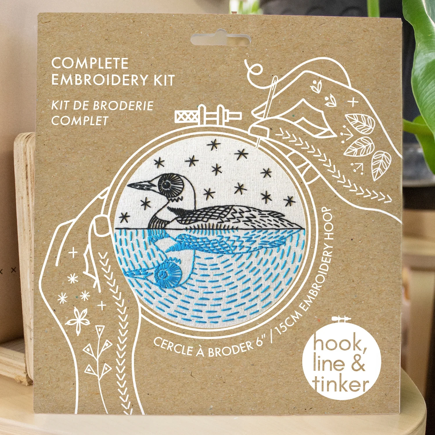 Loon Embroidery Kit - Image 3
